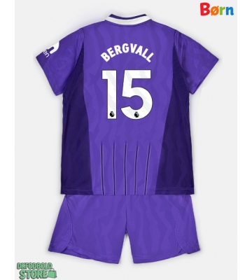 Tottenham Hotspur Lucas Bergvall #15 Replika Babytøj Tredje sæt Børn 2026-27 Kortærmet (+ Korte bukser)